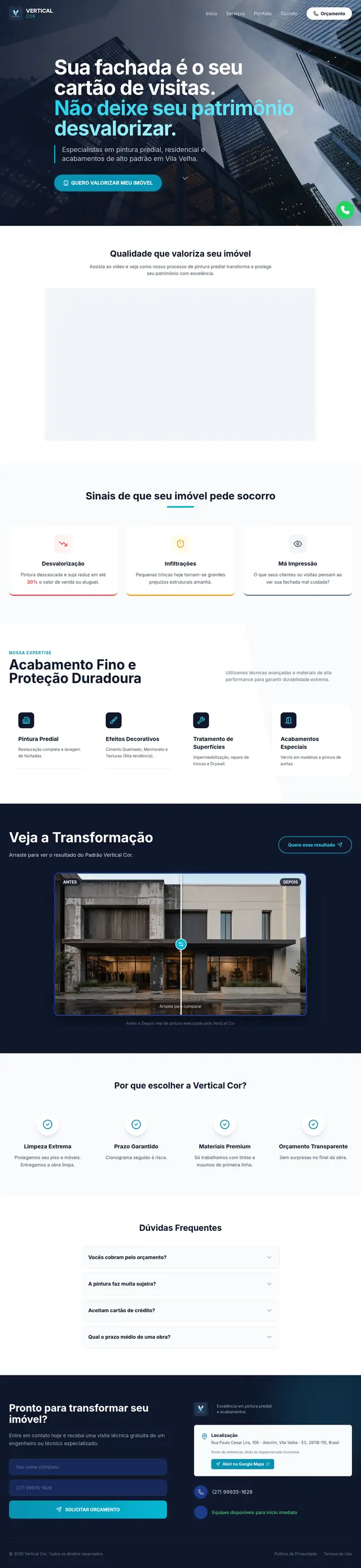Website: Building painting